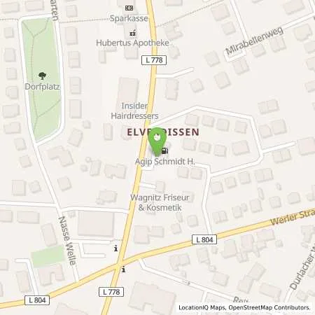 Standortübersicht der Tankstelle AGIP Station in 32052 Herford