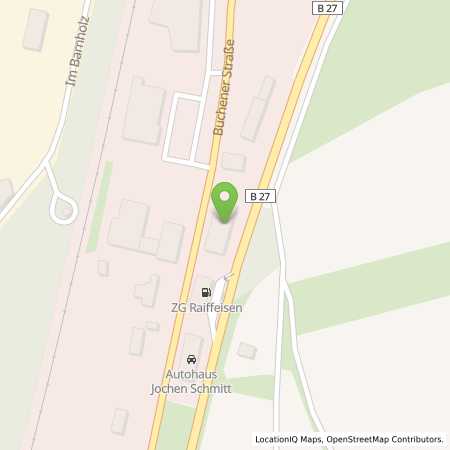 Standortübersicht der Autogas (LPG) Tankstelle: ZG Raiffeisen Energie Tankstelle Walldürn in 74731, Walldürn