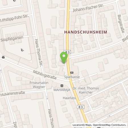 Standortübersicht der Autogas (LPG) Tankstelle: Avia Tankstelle in 69121, Heidelberg