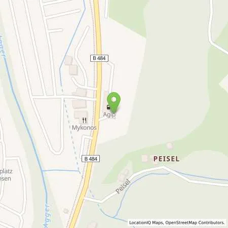 Standortübersicht der Tankstelle Agip Service Station Bernhard Jüncke in 53797 Lomar