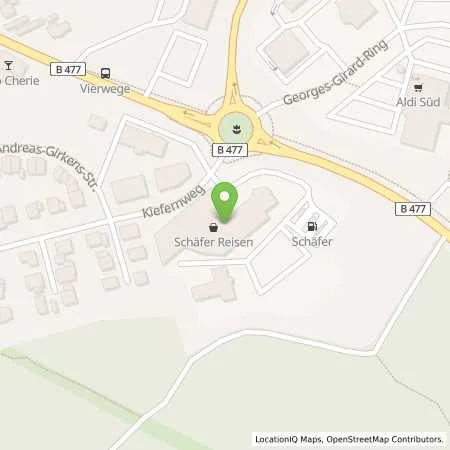 Standortübersicht der Tankstelle Schäfer-Tankstelle in 53894 Mechernich