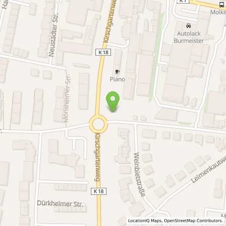 Standortübersicht der Tankstelle Waschinsel in 67549 Worms