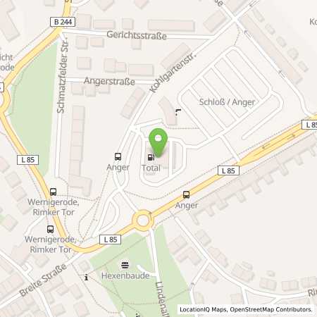 Standortübersicht der Autogas (LPG) Tankstelle: Total-Tankstelle in 38855, Wernigerode