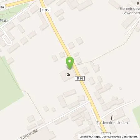 Standortübersicht der Tankstelle Star Tankstelle in 16775 Löwenberger Land