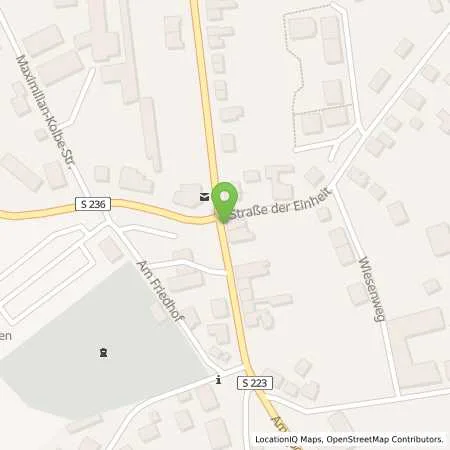 Standortübersicht der Tankstelle Total-Tankstelle in 09573 Augustusburg