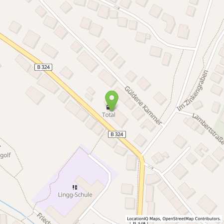 Standortübersicht der Autogas (LPG) Tankstelle: Total-Tankstelle in 36251, Bad Hersfeld