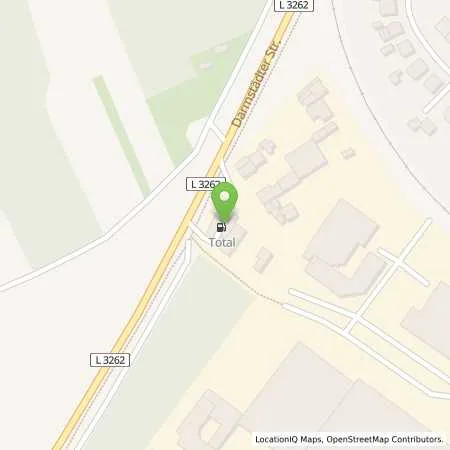Standortübersicht der Tankstelle Total-Tankstelle in 63303 Dreieich