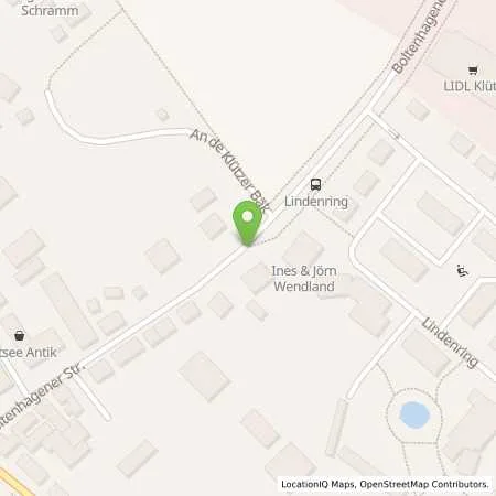 Standortübersicht der Tankstelle Total-Tankstelle in 23948 Klütz