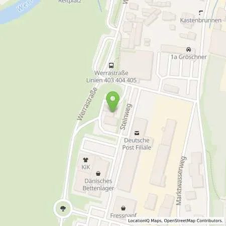 Standortübersicht der Tankstelle Total-Tankstelle in 98617 Meiningen