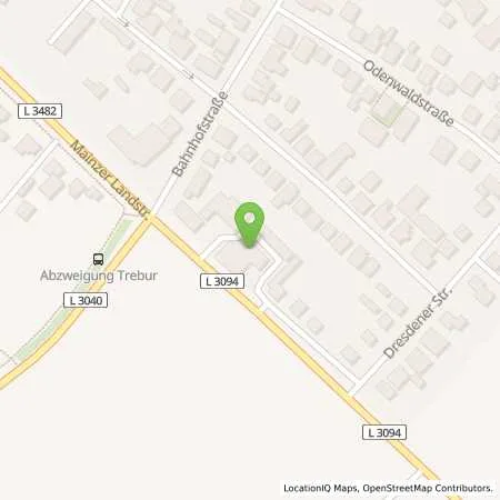 Standortübersicht der Tankstelle Total-Tankstelle in 64569 Nauheim