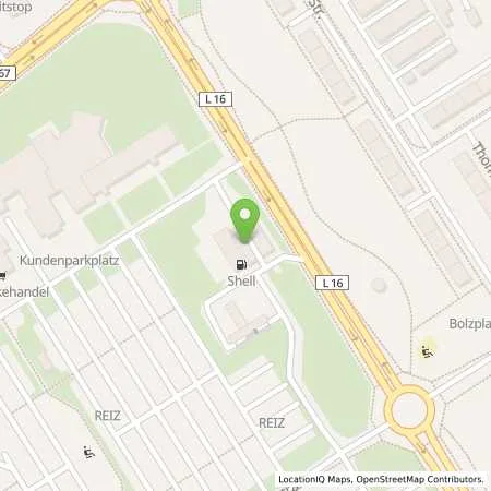 Standortübersicht der Tankstelle Shell Tankstelle in 16816 Neuruppin
