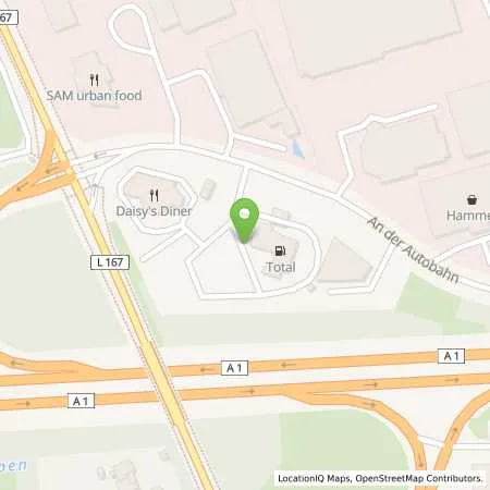 Standortübersicht der Tankstelle Total-Tankstelle in 28876 Oyten