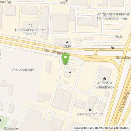 Standortübersicht der Tankstelle Total-Tankstelle in 93055 Regensburg