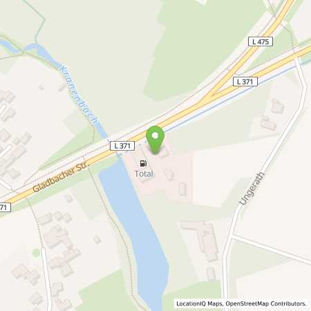 Standortübersicht der Autogas (LPG) Tankstelle: Total-Tankstelle in 41366, Schwalmtal