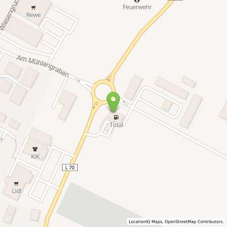 Standortübersicht der Autogas (LPG) Tankstelle: Total-Tankstelle in 14959, Trebbin