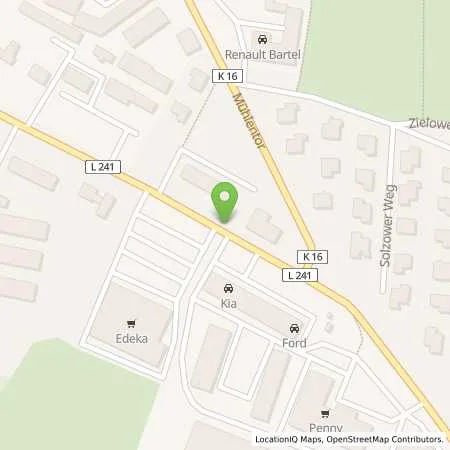 Standortübersicht der Tankstelle Freie Tankstelle Technik Center Röbel GmbH in 17207 Röbel