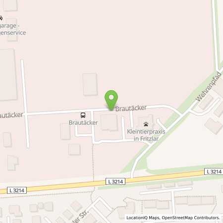 Standortübersicht der Autogas (LPG) Tankstelle: Westfalen-Tankstelle in 34560, Fritzlar