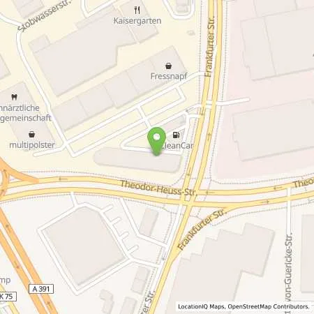 Standortübersicht der Tankstelle Clean Car in 38122 Braunschweig