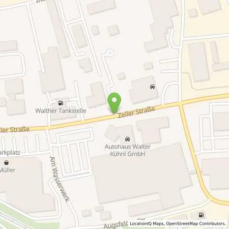 Standortübersicht der Tankstelle bft Tankstelle Walther in 97437 Haßfurt