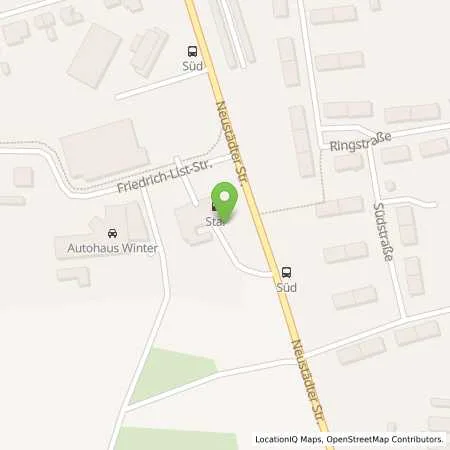 Standortübersicht der Tankstelle Star-Tankstelle in 01877 Bischofswerda