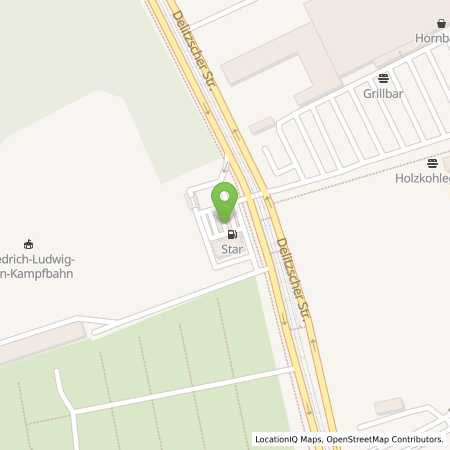 Standortübersicht der Autogas (LPG) Tankstelle: Star-Tankstelle in 04129, Leipzig
