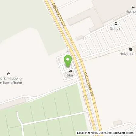 Standortübersicht der Tankstelle Star-Tankstelle in 04129 Leipzig