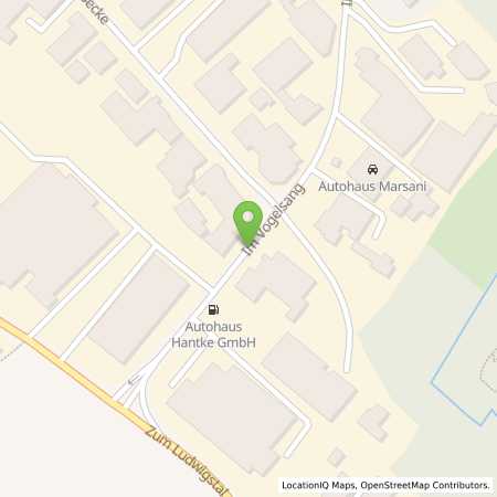 Standortübersicht der Autogas (LPG) Tankstelle: Autohaus Hantke GmbH in 45527, Hattingen