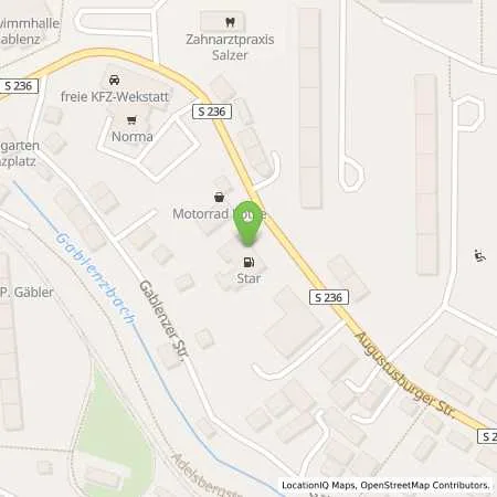 Standortübersicht der Tankstelle Star-Tankstelle in 09127 Chemnitz