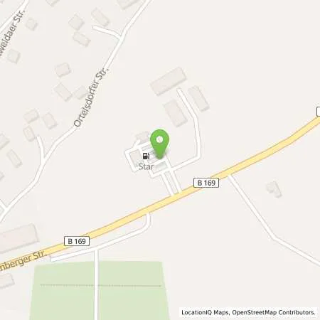 Standortübersicht der Tankstelle Star-Tankstelle in 09131 Chemnitz