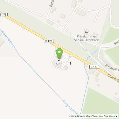 Standortübersicht der Tankstelle Star-Tankstelle in 09557 Flöha