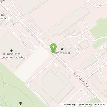 Standortübersicht der Tankstelle Jolmes GmbH in 33100 Paderborn