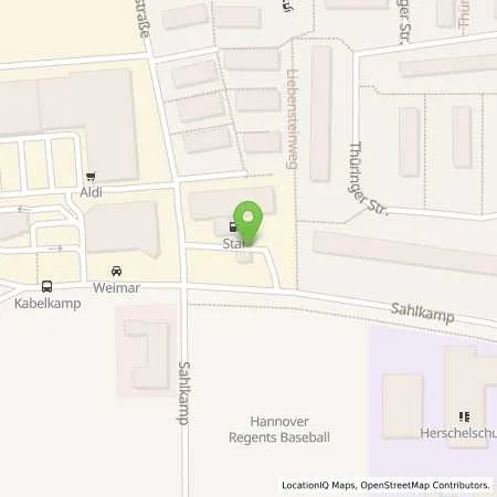 Standortübersicht der Tankstelle Star-Tankstelle in 30179 Hannover