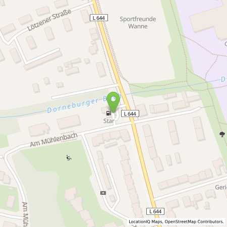Standortübersicht der Autogas (LPG) Tankstelle: Star-Tankstelle in 44649, Herne