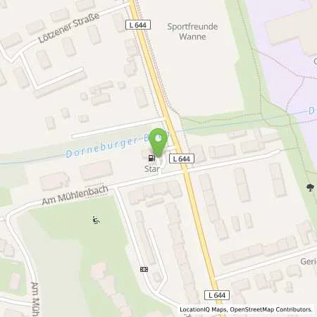 Standortübersicht der Tankstelle Star-Tankstelle in 44649 Herne