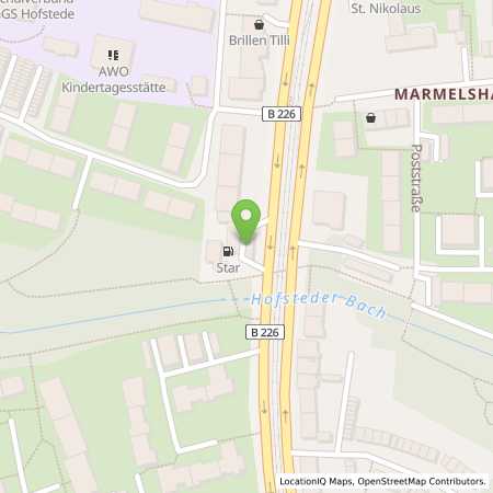 Standortübersicht der Autogas (LPG) Tankstelle: Star-Tankstelle in 44809, Bochum