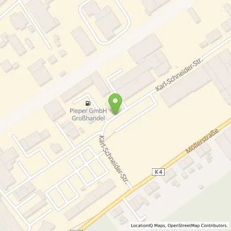 Standortübersicht der Tankstelle Pieper-Freizeitcenter in 45966 Gladbeck