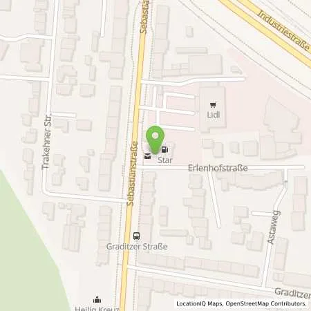 Standortübersicht der Tankstelle Star-Tankstelle in 50735 Köln