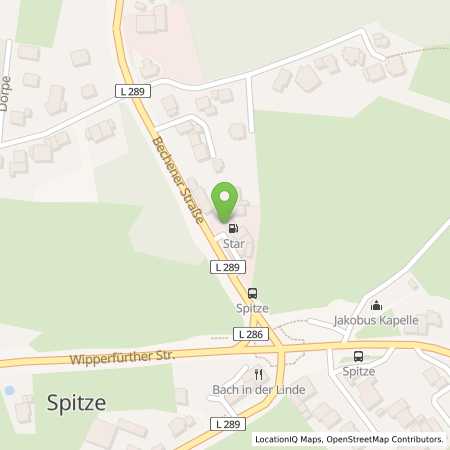 Standortübersicht der Autogas (LPG) Tankstelle: Star-Tankstelle in 51515, Kürten