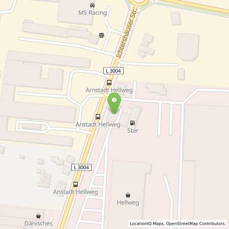 Standortübersicht der Autogas (LPG) Tankstelle: Star-Tankstelle in 99310, Arnstadt