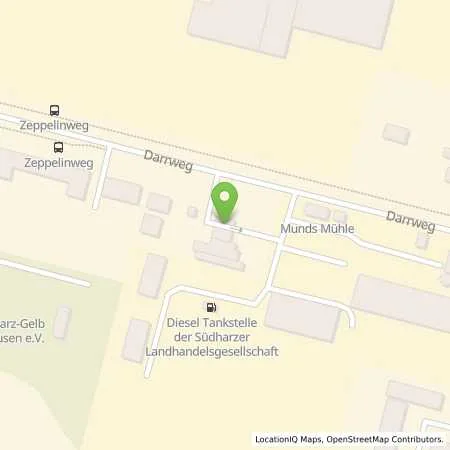 Standortübersicht der Tankstelle Star-Tankstelle in 99734 Nordhausen