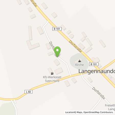 Standortübersicht der Autogas (LPG) Tankstelle: Sven Hartl KFZ-Werkstatt in 04938, Langennaundorf