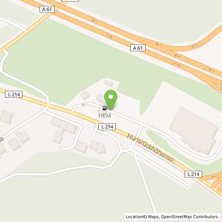 Standortübersicht der Autogas (LPG) Tankstelle: HEM Tankstelle in 56154, Boppard