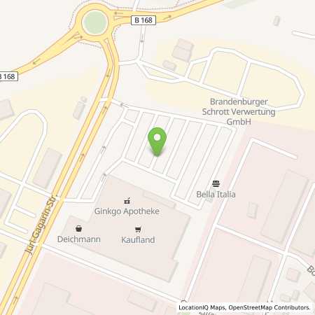 Standortübersicht der Autogas (LPG) Tankstelle: Supermarkt-Tankstelle in 15517, Fuerstenwalde