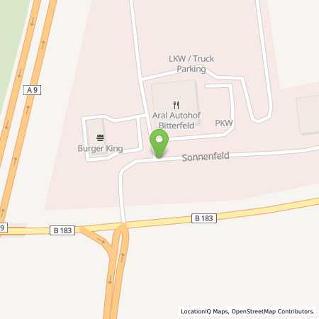 Standortübersicht der Autogas (LPG) Tankstelle: ARAL in 06766, Bitterfeld-Wolfen