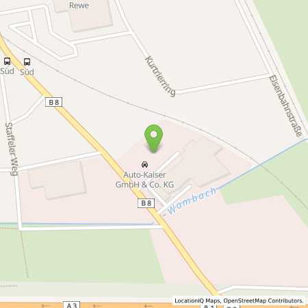 Standortübersicht der Autogas (LPG) Tankstelle: Tankstelle Kaiser in 65604, Elz
