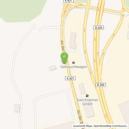 Standortübersicht der Tankstelle Auto Kraemer GmbH in 37520 Osterode am Harz
