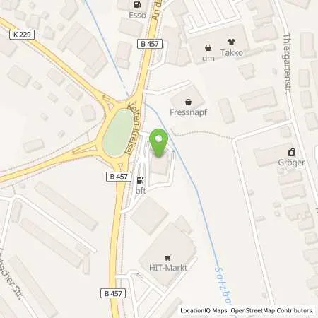 Standortübersicht der Tankstelle BFT-Tankstelle in 63654 Büdingen