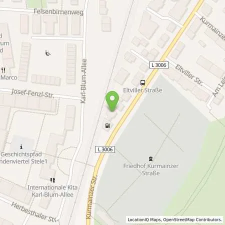 Standortübersicht der Tankstelle BFT-Tankstelle in 65936 Frankfurt-Sossenheim