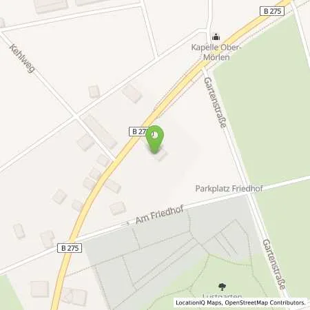 Standortübersicht der Tankstelle BFT-Tankstelle in 61239 Ober-Mörlen