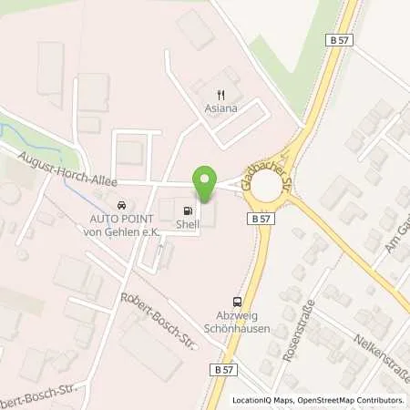 Standortübersicht der Tankstelle Shell-Tankstelle in 41844 Wegberg